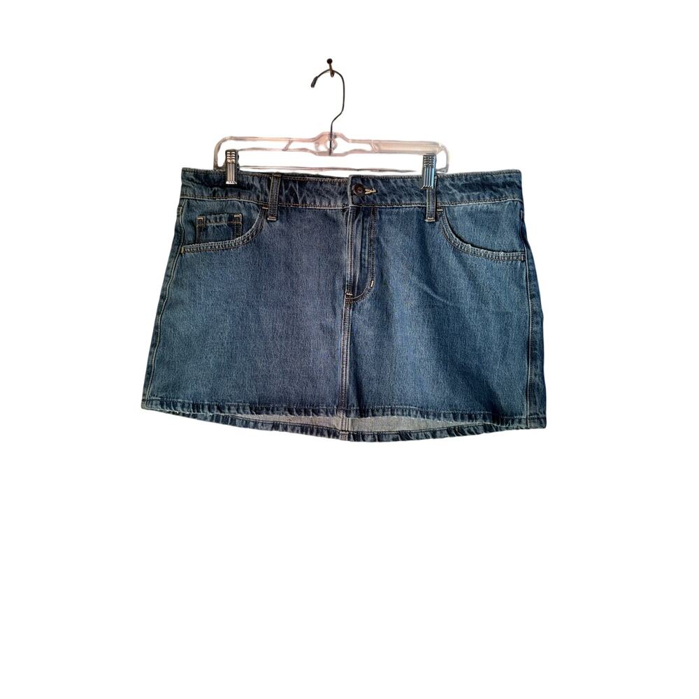 NWT Y2K Hollister low-rise denim mini skirt Size 33